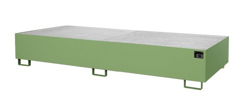 Regalwanne 1000 l | RAL 6011 | 3300 mm