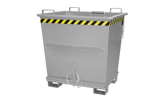 Klappbodenbehälter Typ BKB 1 m3 | 1040 x 1200 x 1270 mm | RAL 7005 