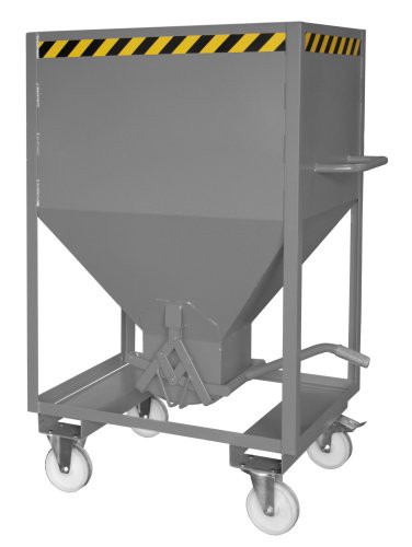 Silobehälter Typ SRE 600 m3 | Rollen + Einfahrtaschen | RAL 7005 