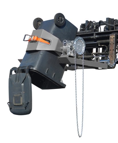 Fasskipper Typ FLEX-K mit Kette | RAL 7005 