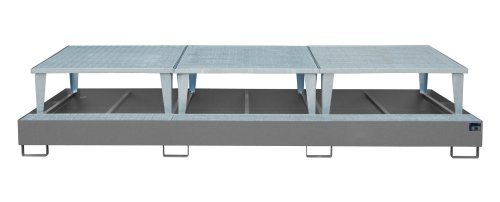 Auffangwanne 3850 x 1460 x 780 mm | - | 3 | RAL 7005 
