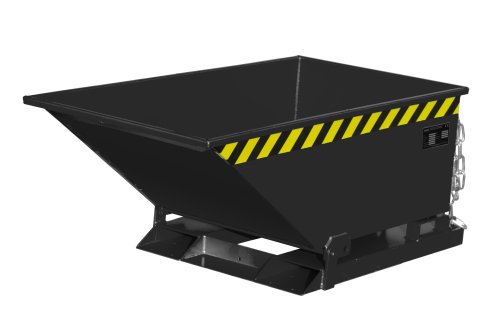 Kippmulde Typ KN 250 l | 1375 x 670 x 530 mm | RAL 7021 