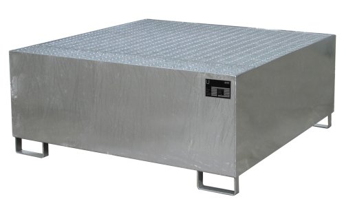 Auffangwanne 1460 x 1460 x 630 mm | feuerverzinkt 