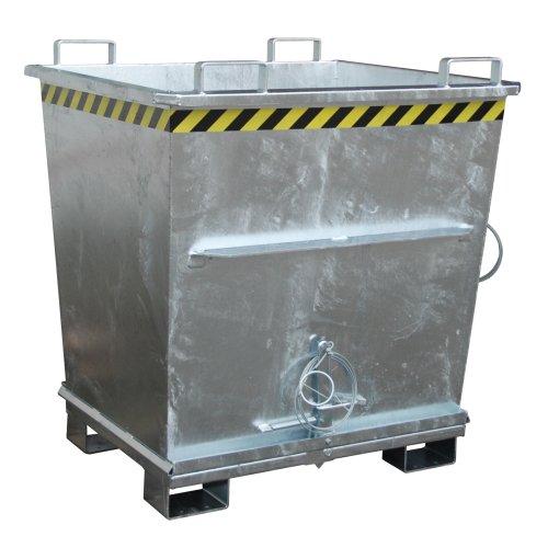 Klappbodenbehälter Typ BKB 1 m3 | 1040 x 1200 x 1270 mm | verzinkt 