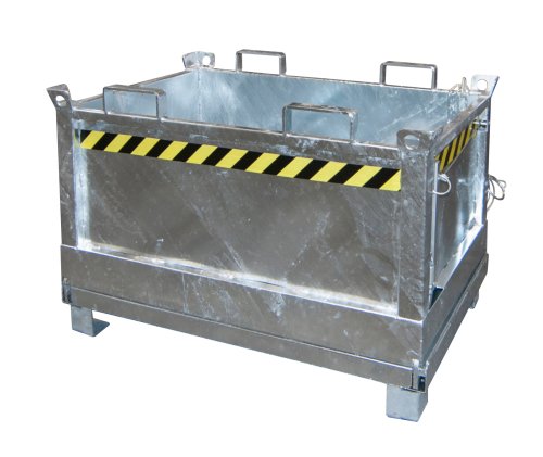 Klappbodenbehälter Typ FB 0.50 m3 | 800 x 1245 x 845 mm | feuerverzinkt 