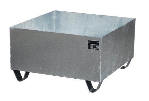 Auffangwanne -- (kein Gitterrost) | 800 x 800 x 460 mm | feuerverzinkt 