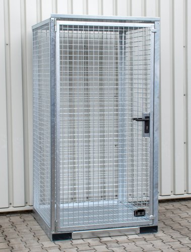Gasflaschen-Container 16 | Einfach-Flügeltor abschließbar 
