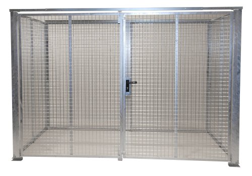 Gasflaschen-Container 104 | Doppelflügeltür abschließbar 
