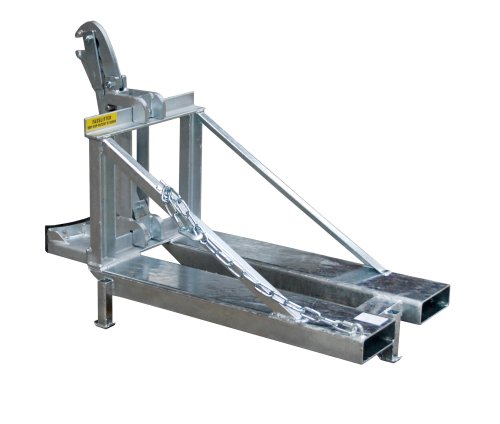 Fasslifter Typ RS ohne breite Fassrandauflage | 1 | gefüllte 200-l-Stahl-Spundfässer, Stahl-Deckelfässer, Rollreifenfässer, 220-l-Kunststoff-L-Ringfässer | verzinkt 