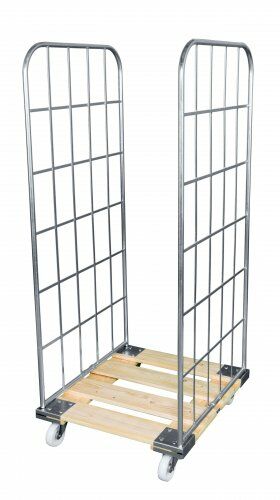 Rollbehälter 724 x 810 mm Nutzhöhe 1650 mm 2seitig mit Holzboden 