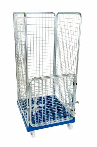 Entsorgungscontainer 724 x 815 mm Nutzhöhe 1450 mm 4-seitig mit Kunststoffboden 