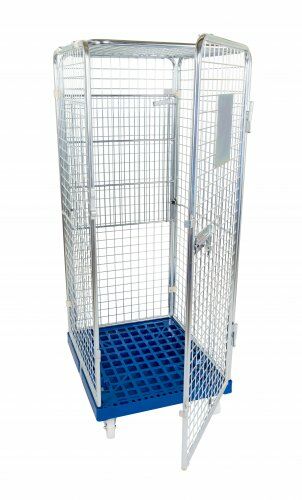 Antidiebstahlbehälter 724 x 815 mm Nutzhöhe 1585 mm mit Kunststoffboden 