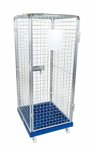 Antidiebstahlbehälter 724 x 815 mm Nutzhöhe 1585 mm mit Kunststoffboden 