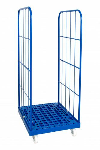 Rollbehälter 724 x 815 mm Nutzhöhe 1450 mm 2-seitig mit Kunststoffboden 