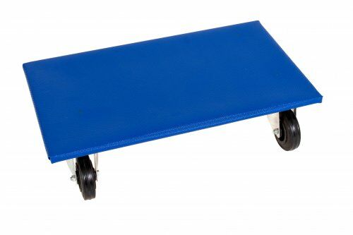Möbelroller 600 x 300 mm, mit Vollgummirollen, Höhe: 145 mm 