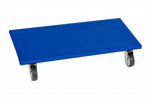 Möbelroller 600 x 300 mm, mit Vollgummirollen, Höhe: 120 mm 