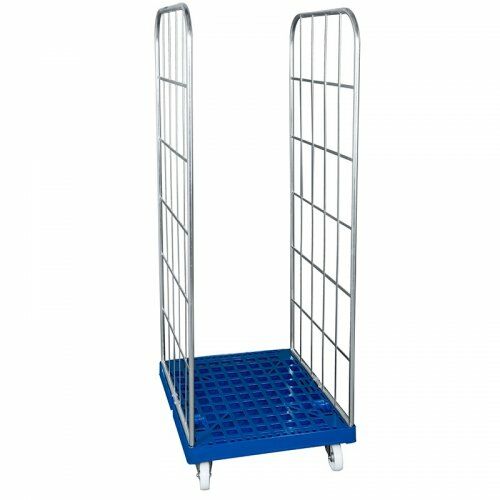 Rollbehälter 724 x 815 mm Nutzhöhe 1650 mm 2-seitig mit Kunststoffboden 