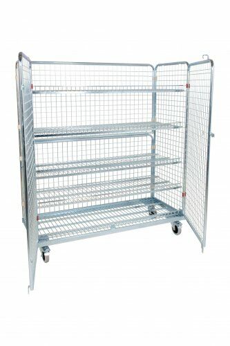 Stahlrollbehälter 620 x 1.500 mm 4seitig mit Stahlboden 