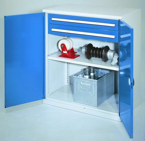 Schwerlast-Beistellschrank Beistellschrank | 1110 x 1000 x 600 mm | RAL 5010 