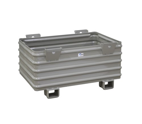 Schwerlastbehälter aus Stahl 1200 x 800 mm 