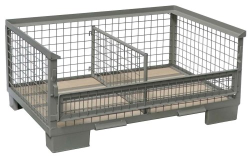 Trennwand halbhohe Gitterboxen mit Nutzhöhe 330 mm 