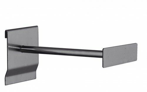 Universalhalter mit Beschriftungsfeld | anthrazitgrau | 200 mm