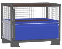 LCB I Gitterbox mit Schubladen (Teilauszug) und Gitterwänden 1 Schublade H 360 mm. 1 Auszugsrahmen H 32 mm  - Bild 2