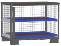 LCB I Gitterbox mit Schubladen (Teilauszug) und Gitterwänden 2 Auszugsrahmen H 32 mm  - Bild 2