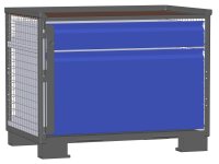 LCB I Gitterbox mit Schubladen (Teilauszug) und Gitterwänden 1 Schublade H 270 mm, 1 Schublade H 170 mm  - Bild 2