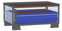 LCB I Halbhohe Gitterbox mit Schubladen (Teilauszug) und Gitterwänden 1 Schublade H 170 mm, 1 Auszugsrahmen H 32 mm  - Bild 2