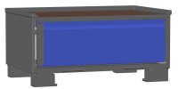 LCB I Halbhohe Gitterbox mit Schubladen (Teilauszug) und Gitterwänden 1 Schublade H 360 mm  - Bild 2