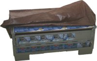 Abdeckhaube braun | ohne | halbe Gitterbox  - Bild 2