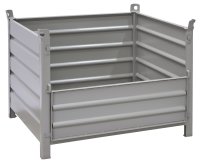 Stapelbehälter aus Stahl Nutzhöhe 780 mm lackiert 1200 x 1000 mm - Bild 2
