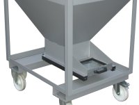 Silobehälter Typ SRE-D 375 m3 | Rollen + Einfahrtaschen | feuerverzinkt  - Bild 2