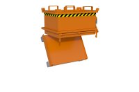 Mini-Klappbodenbehälter Typ MSB 0.13 m3 | 600 x 800 x 625 mm | RAL 6011  - Bild 2