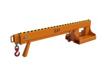 Teleskoplader 2500 kg | teleskopierbar, 8fach-ausziehbar, 14 mögliche Hakenpositionen | RAL 2000  - Bild 2