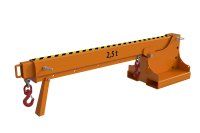 Teleskoplader 2500 kg | teleskopierbar, 8fach-ausziehbar, 14 mögliche Hakenpositionen | RAL 2000  - Bild 2