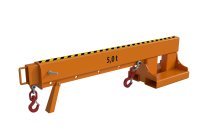 Teleskoplader 5000 kg | teleskopierbar, 8fach-ausziehbar, 14 mögliche Hakenpositionen | RAL 2000  - Bild 2