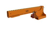 Teleskoplader 5000 kg | kurz, 5 mögliche Hakenpositionen | RAL 2000  - Bild 2