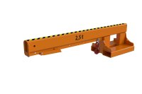Teleskoplader 2500 kg | kurz, 5 mögliche Hakenpositionen | RAL 2000  - Bild 2
