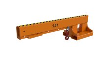 Teleskoplader 5000 kg | kurz, 5 mögliche Hakenpositionen | RAL 2000  - Bild 2