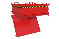 Mini-Klappbodenbehälter Typ MSB 0.37 m3 | 1000 x 1200 x 625 mm | RAL 3000  - Bild 2
