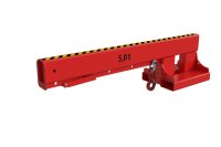 Teleskoplader 5000 kg | kurz, 5 mögliche Hakenpositionen | RAL 3000  - Bild 2