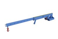 Teleskoplader 2500 kg | teleskopierbar, 8fach-ausziehbar, 14 mögliche Hakenpositionen | RAL 5012  - Bild 2