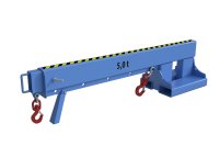 Teleskoplader 5000 kg | teleskopierbar, 8fach-ausziehbar, 14 mögliche Hakenpositionen | RAL 5012  - Bild 2