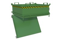 Mini-Klappbodenbehälter Typ MSB 0.37 m3 | 1000 x 1200 x 625 mm | RAL 6011  - Bild 2
