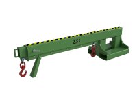 Teleskoplader 2500 kg | teleskopierbar, 8fach-ausziehbar, 14 mögliche Hakenpositionen | RAL 6011  - Bild 2