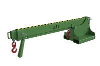 Teleskoplader 2500 kg | teleskopierbar, 8fach-ausziehbar, 14 mögliche Hakenpositionen | RAL 6011  - Bild 2