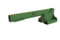Teleskoplader 2500 kg | kurz, 5 mögliche Hakenpositionen | RAL 6011  - Bild 2
