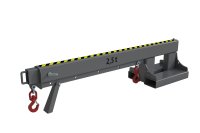 Teleskoplader 2500 kg | teleskopierbar, 8fach-ausziehbar, 14 mögliche Hakenpositionen | RAL 7005  - Bild 2